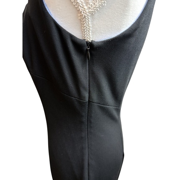 Alex Evenings Midi Dress Sleeveless Black Party Cocktail Dress Size 6 - Picture 4 of 7